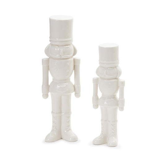 White Porcelain Nutcrackers