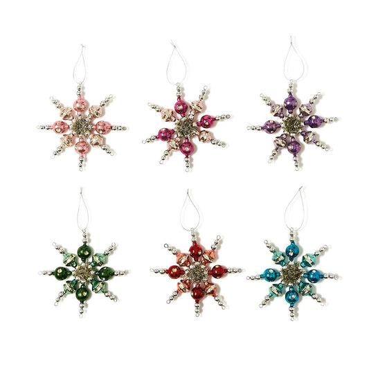 Snowflake Glass Ornament