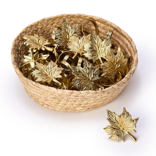 Golden Leaf Napkin Ring
