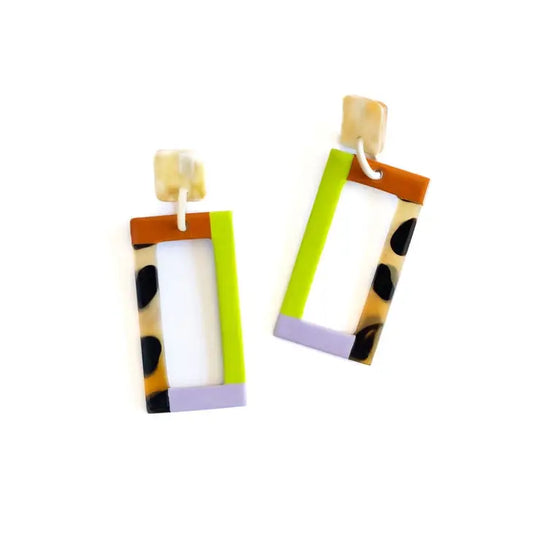 Indian Summer Colorblock Earrings