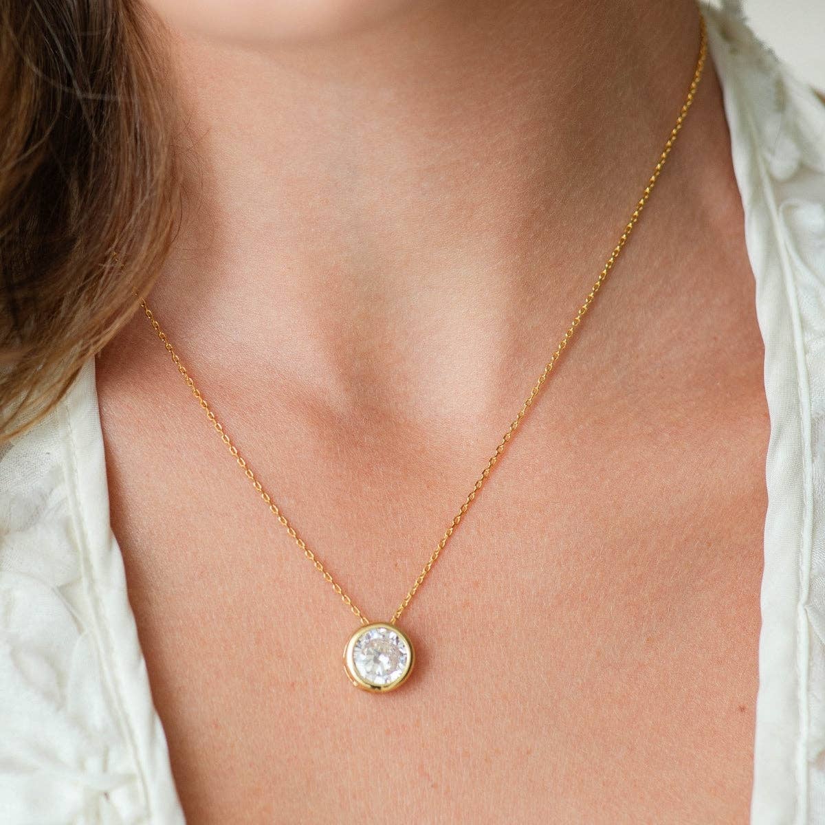 Bold Diamond Necklace