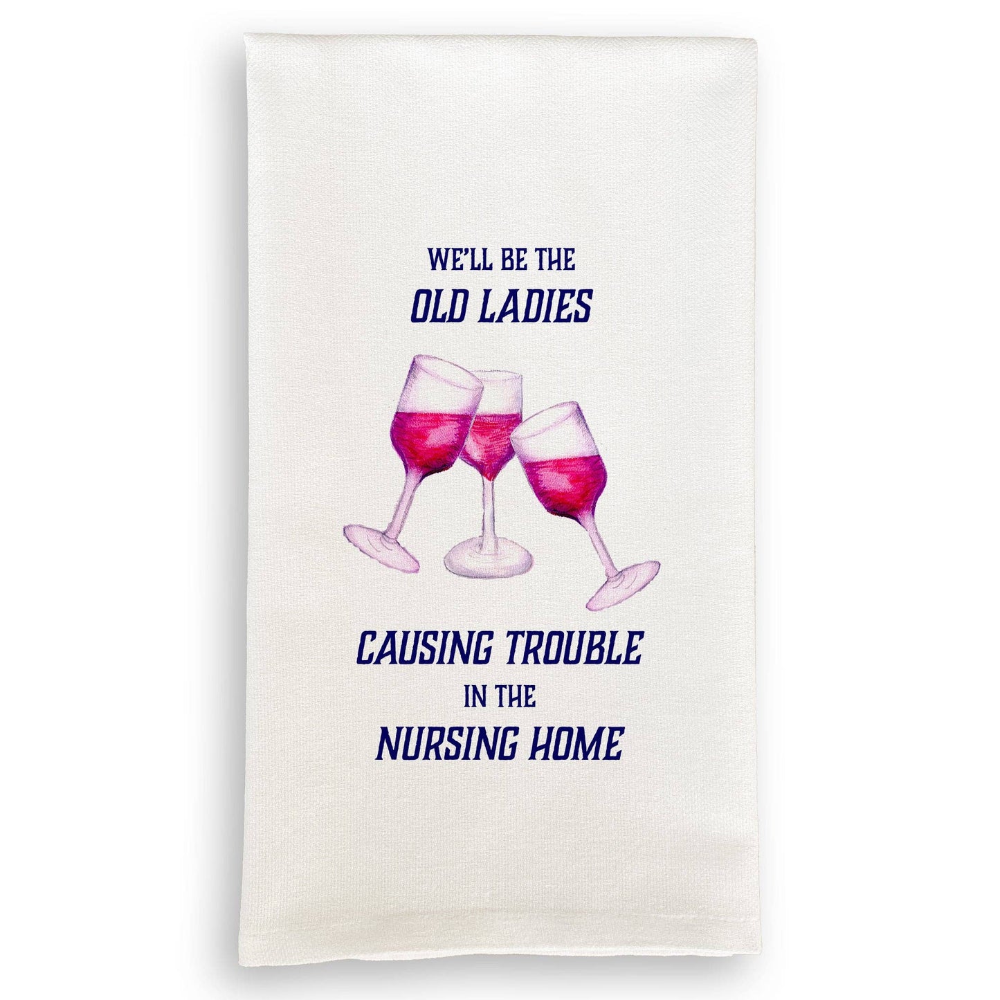 Causing Trouble Tea Towel