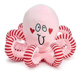 Plush Valentines Octopus