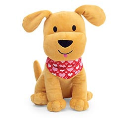 Plush Val Puppy With Heart