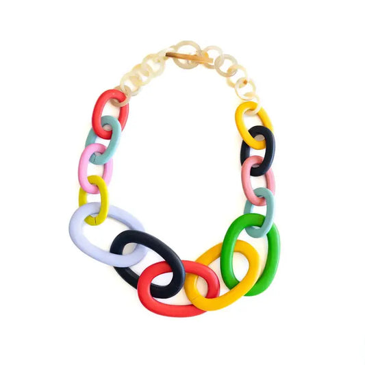 Rainbow Chain Necklace