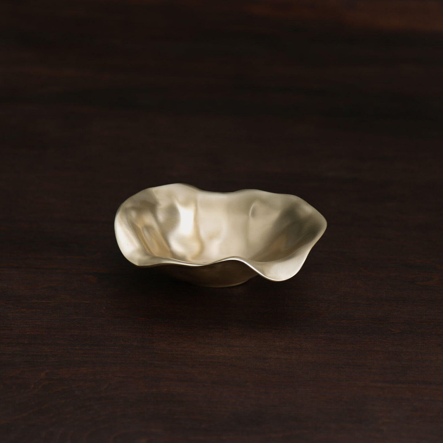 Small Oval Gold Bowl