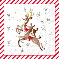 Reindeer Cocktail Napkin