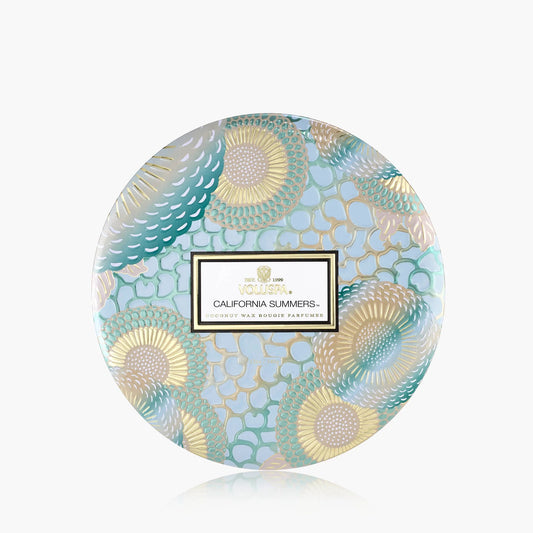 California Summers 3 Wick Tin Candle