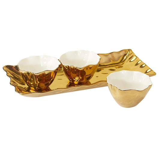 Gold Coast Tray & Condiment Bowl