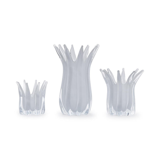 White Blossom Vase/Candle Holder