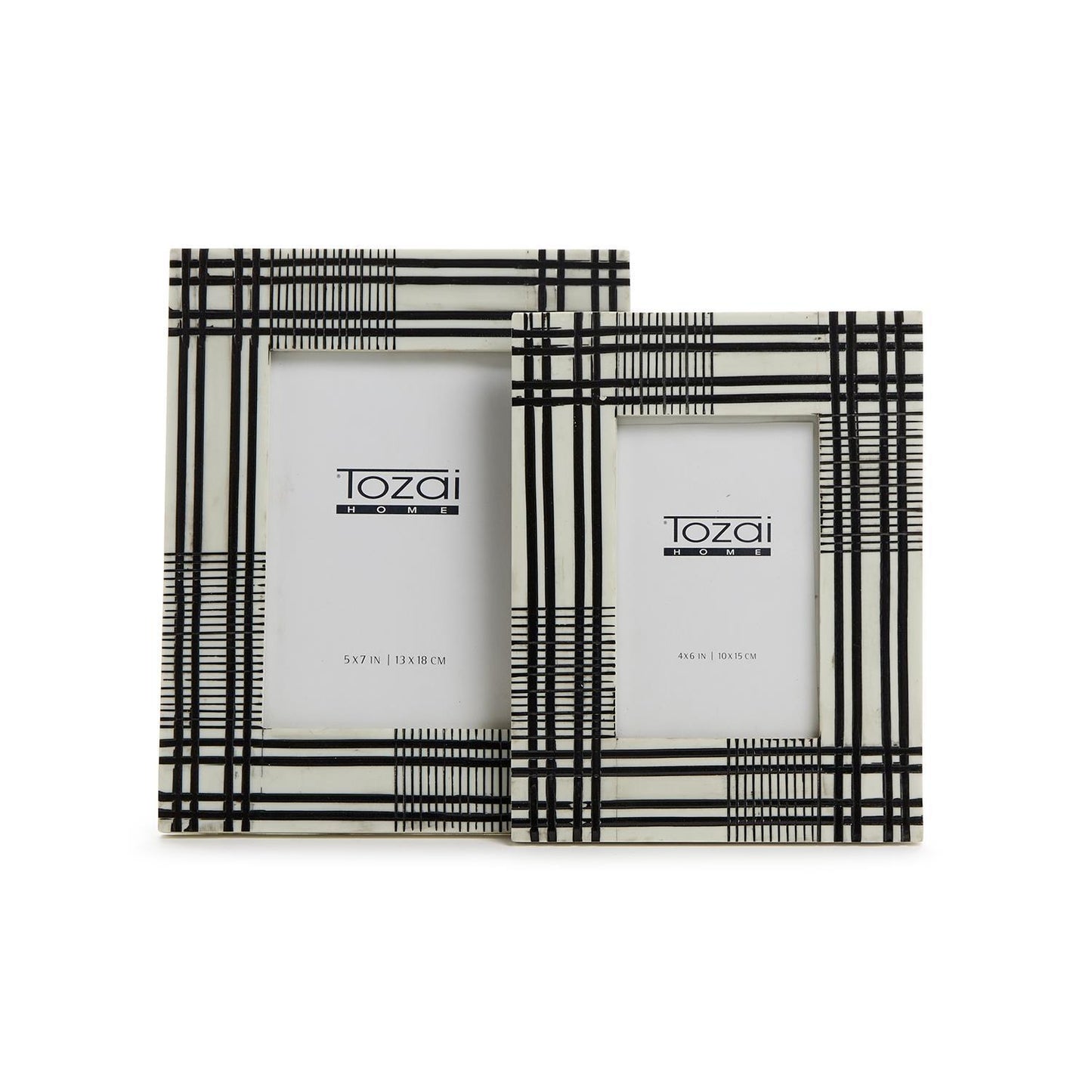 Modern Plaid Photo Frame