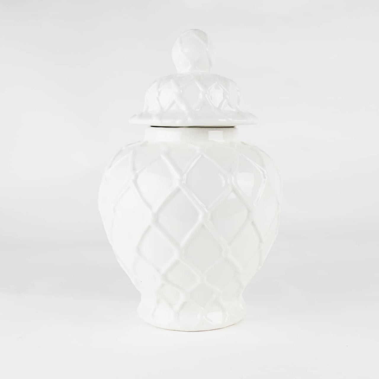 Textured Large Ginger Jar