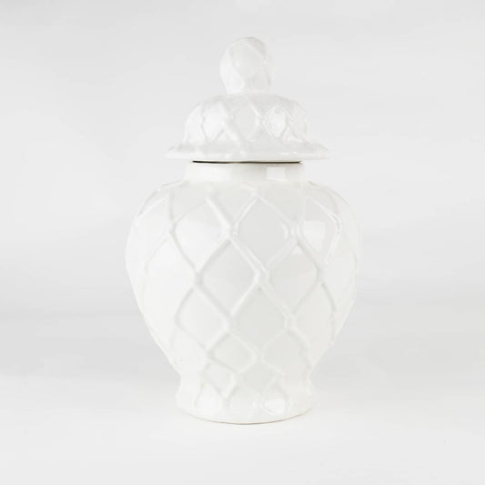 Textured Large Ginger Jar