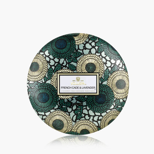 French Cade Lavender 3 Wick Tin Candle