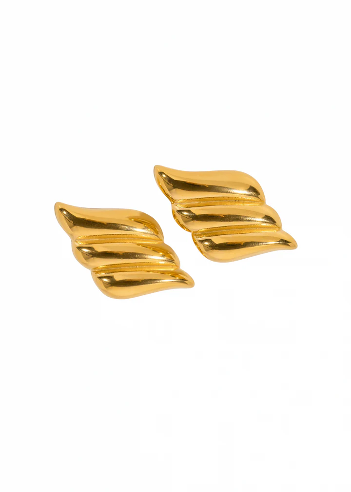 Wren Studs Gold