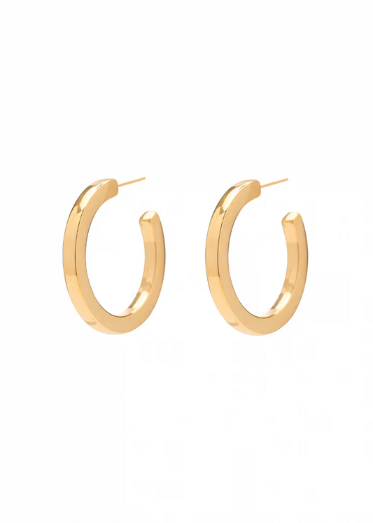 Jane Hoops Gold