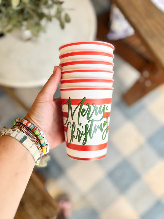 Merry Christmas Party Cups