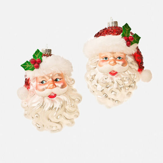 Santa Head Ornament