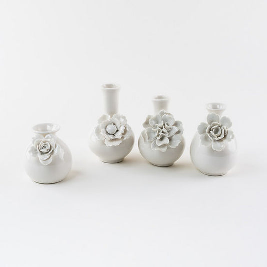 White Flower Vase