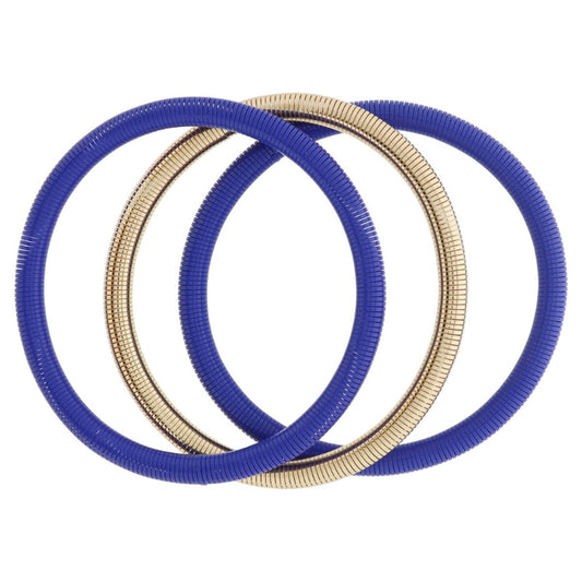 Royal Blue & Gold Bangles