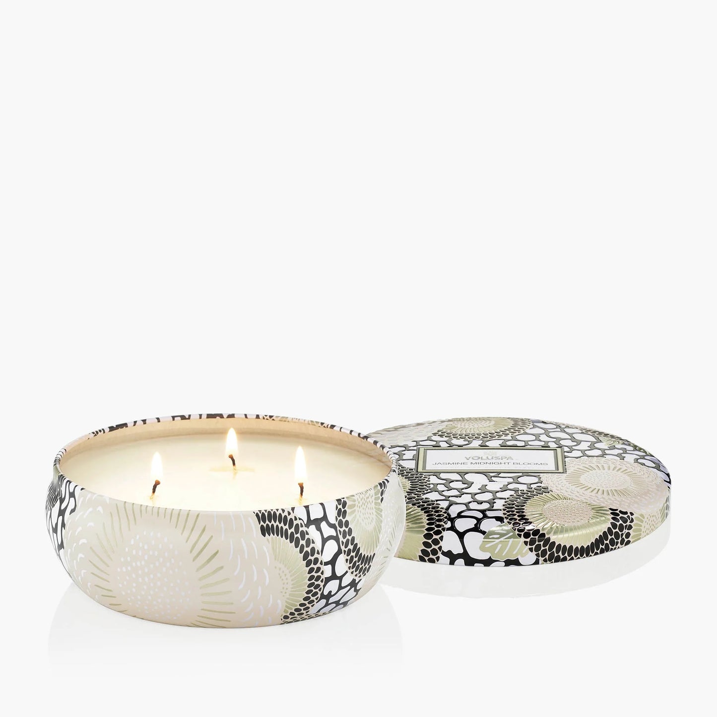Jasmine Midnight Blooms 3 Wick Tin Candle