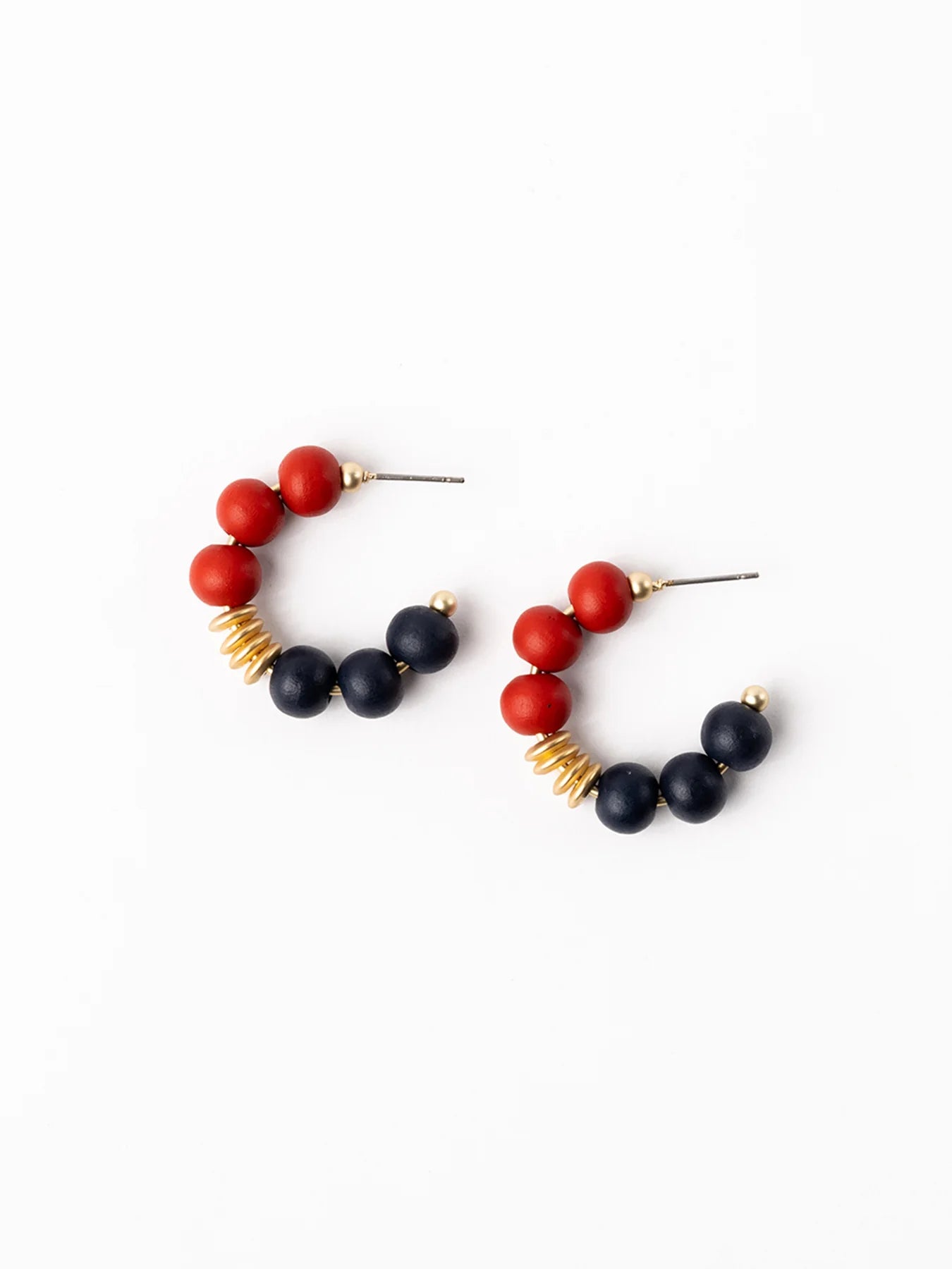 Earrings Kelly Red and Blue S