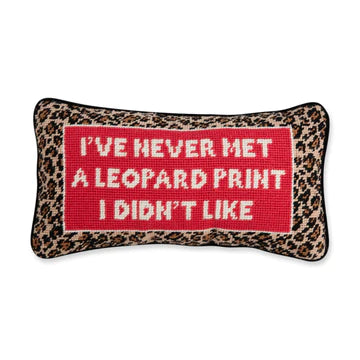 I've Never Leopard Needlepoint