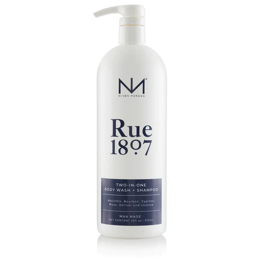 Rue 1807 Body Wash & Shampoo 33oz