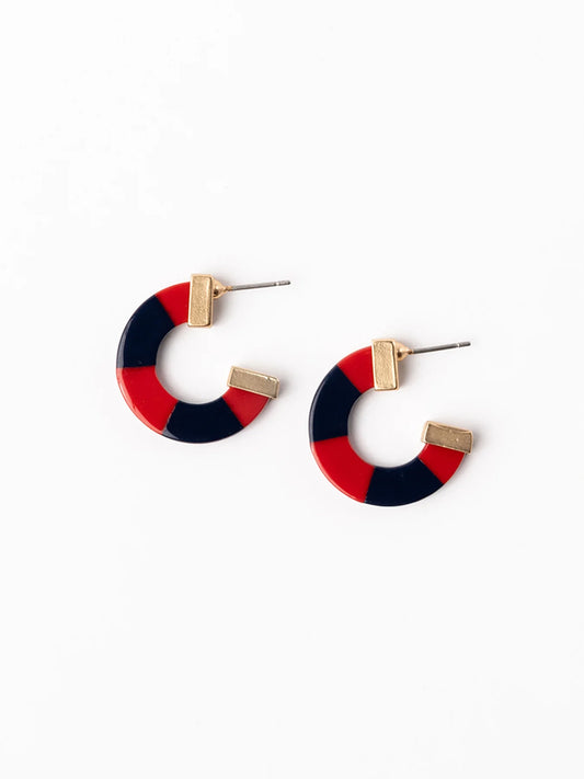 Earrings Melody Red & Blue S