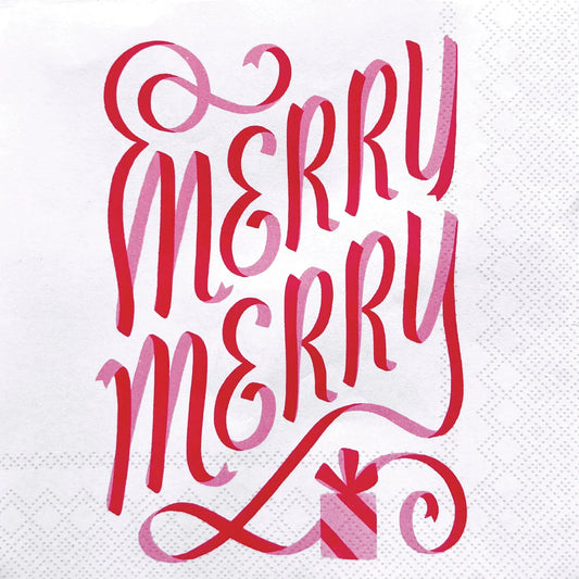 Merry Merry Cocktail Napkin