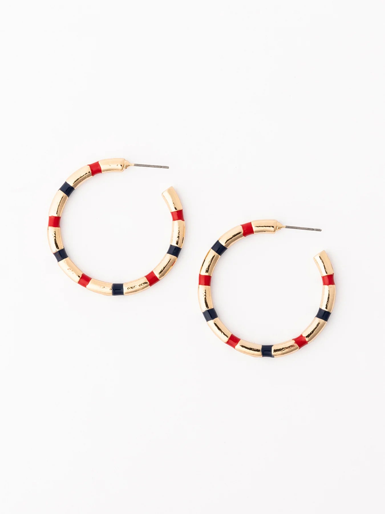 Earrings Nellie Red & Blue M