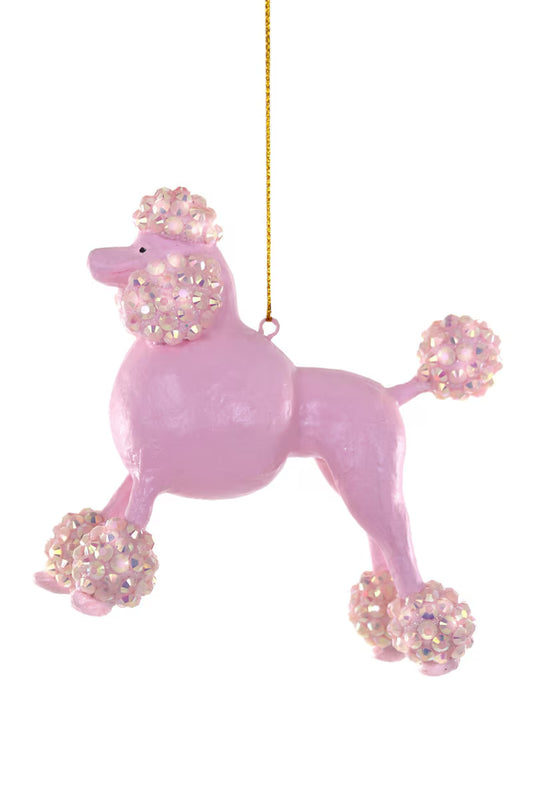 Beaded Poodle Ornament