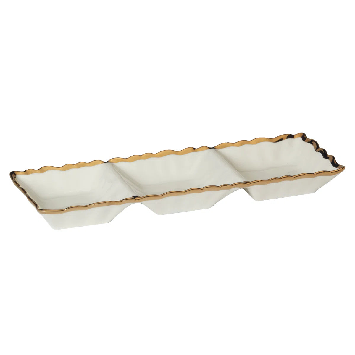 Regency Gold 3 Section Tray