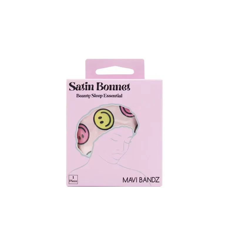 Smiley Satin Bonnet