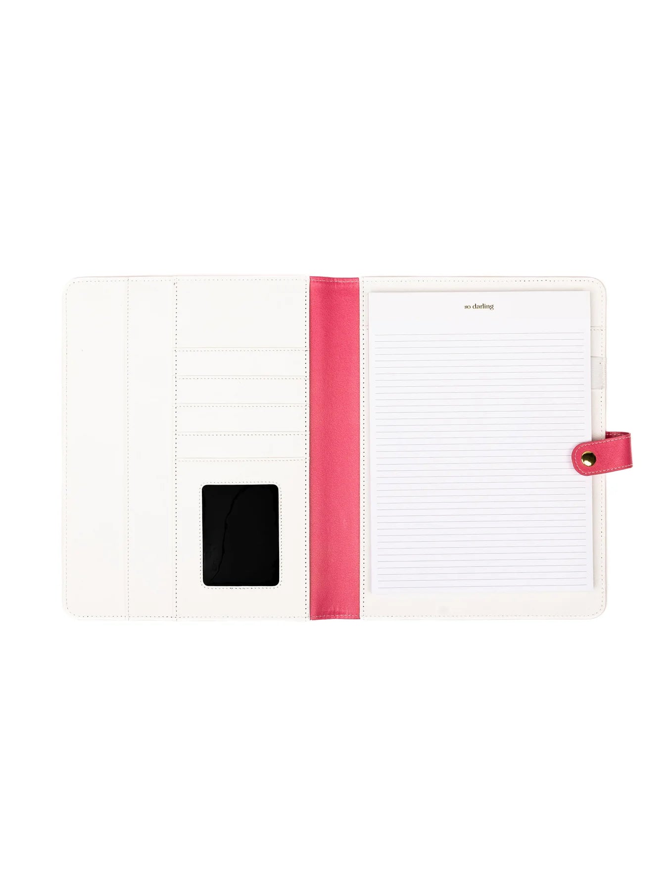 Coral Colorblock Folio
