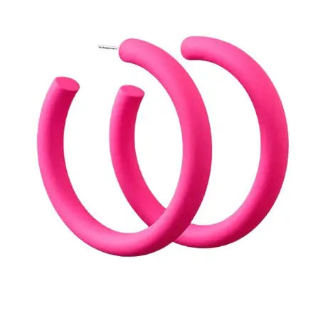 Fuchsia Colored Everyday Hoop