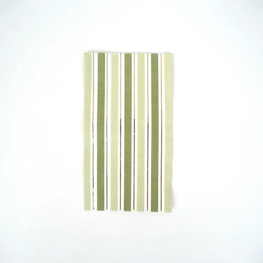 Striped Green Guest Towels