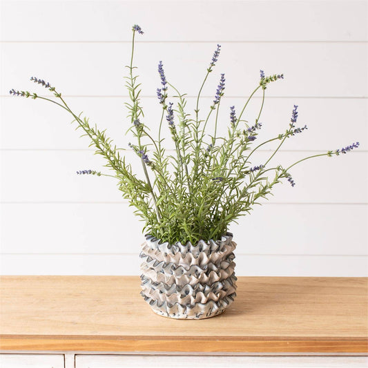 Ruffles Ceramic Planter