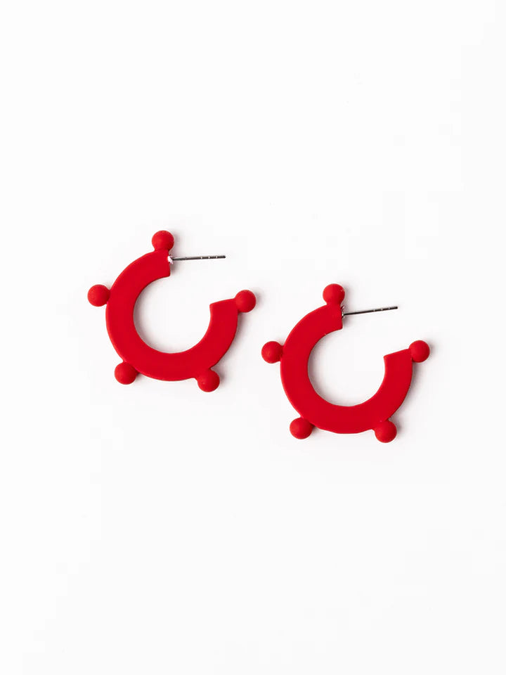 Earrings Astrid Red M