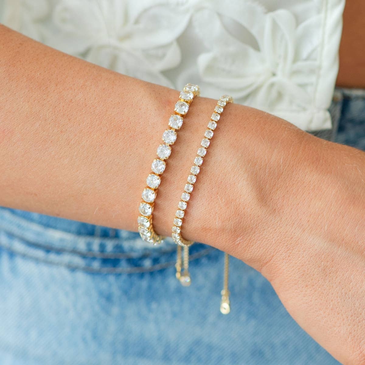 Pulley Tennis Bracelet - 3mm