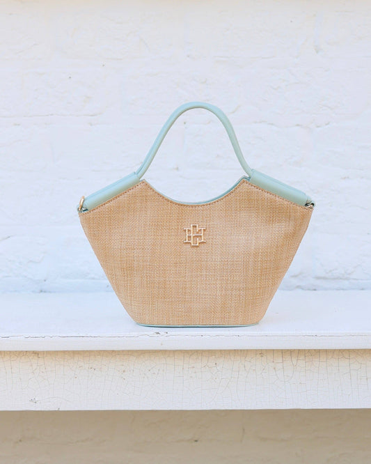 Leland Mini Tote Natural Mint