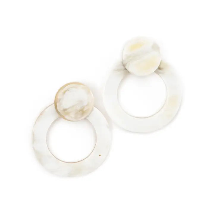 Double Circle Earrings