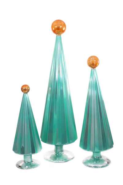 Pleated Tree Set Mint Orange