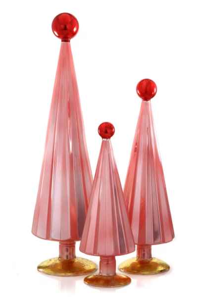 Pleated Tree Set Pink Red