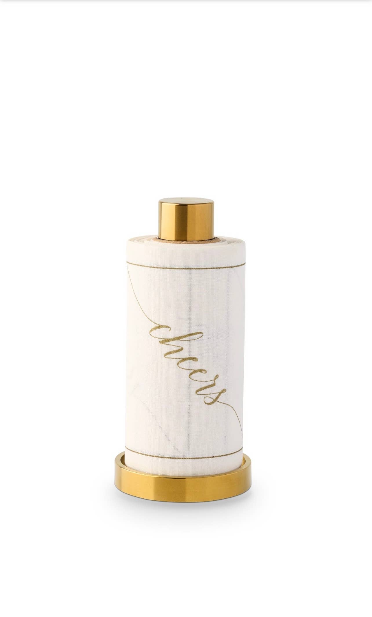 Cocktail Napkin Stand in Gold