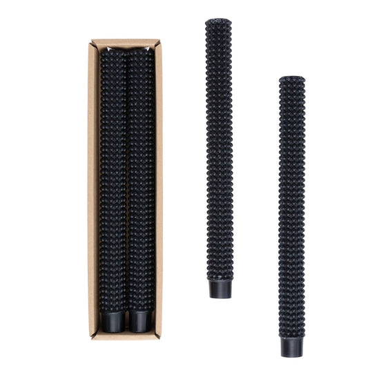 Hobnail Taper Black