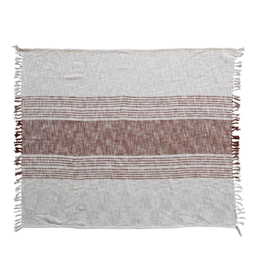 Fringe Cotton Throw