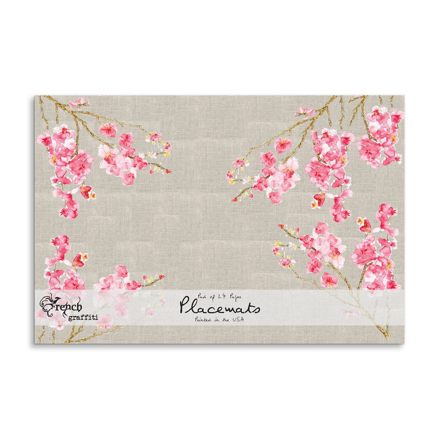 Cherry Blossom Paper Placemats