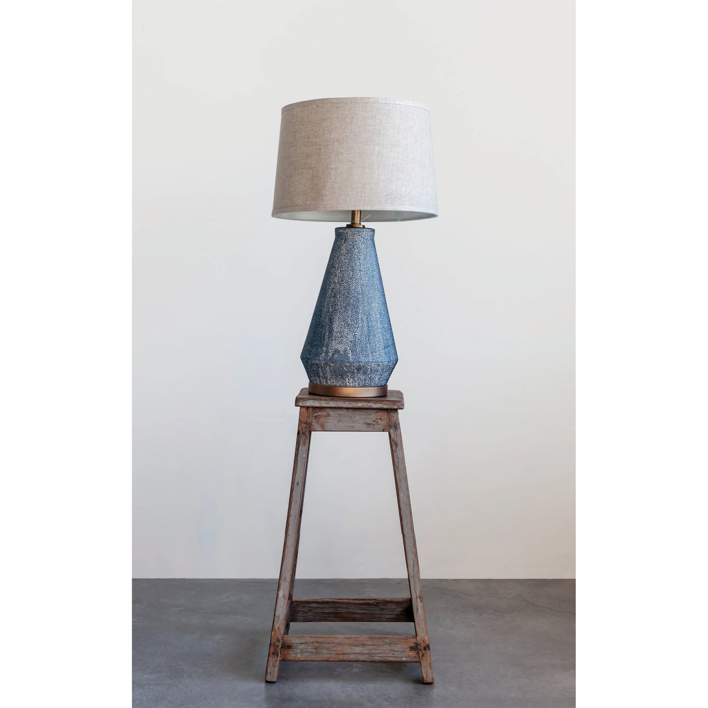 Ceramic Table Lamp Navy