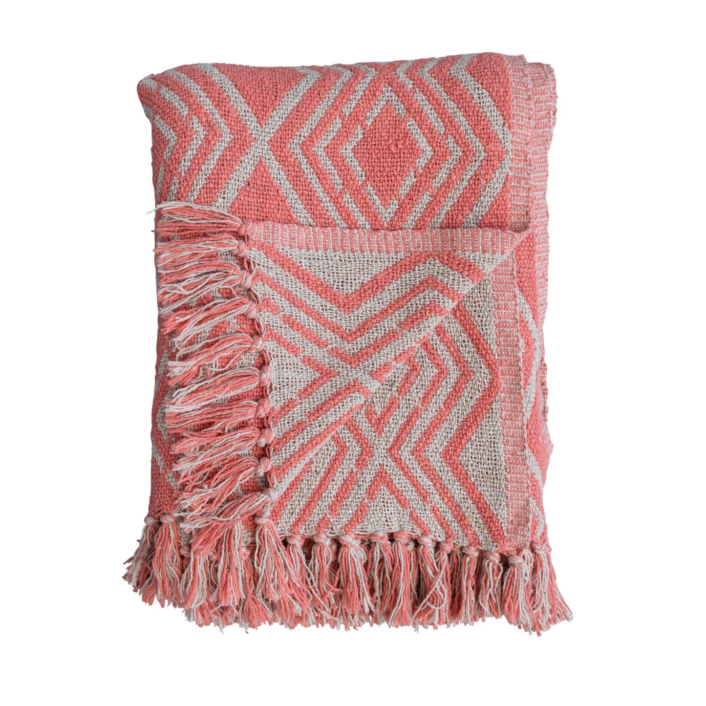 Geo Fringe Throw